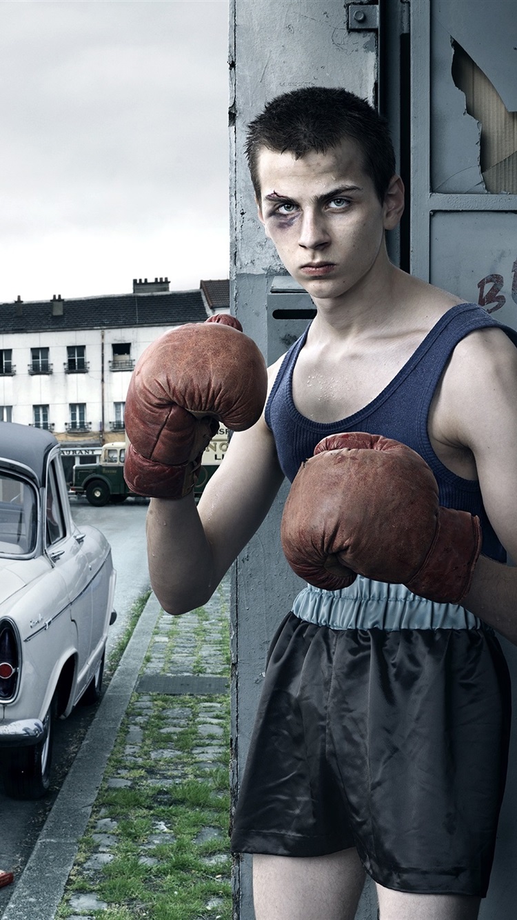 City Street, Boxer, Boy, Car 750x1334 IPhone 8 7 6 6S Wallpaper, Background, Picture, Image