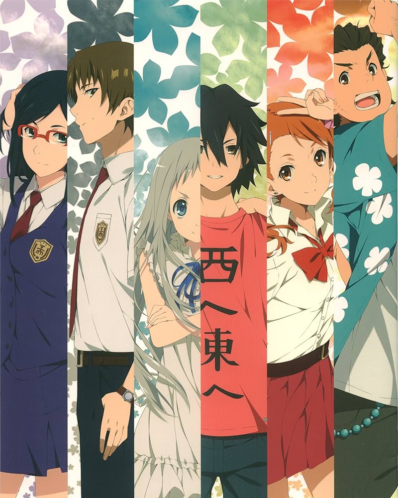 Superior Posters Anohana Poster Flower We Saw Day Home Decor Wall Scroll Meiko Anime Promo Menma Honma 16x20 Inches