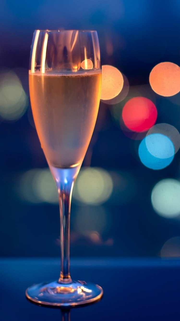 Wine Glasses, Drinks, Glare, Night 750x1334 IPhone 8 7 6 6S Wallpaper, Background, Picture, Image