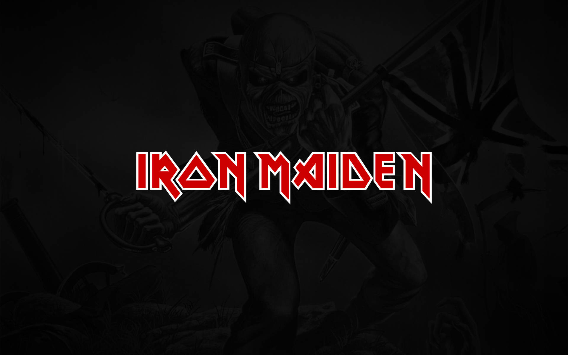 Download Heavy Metal Logo of Iron Maiden Wallpaper