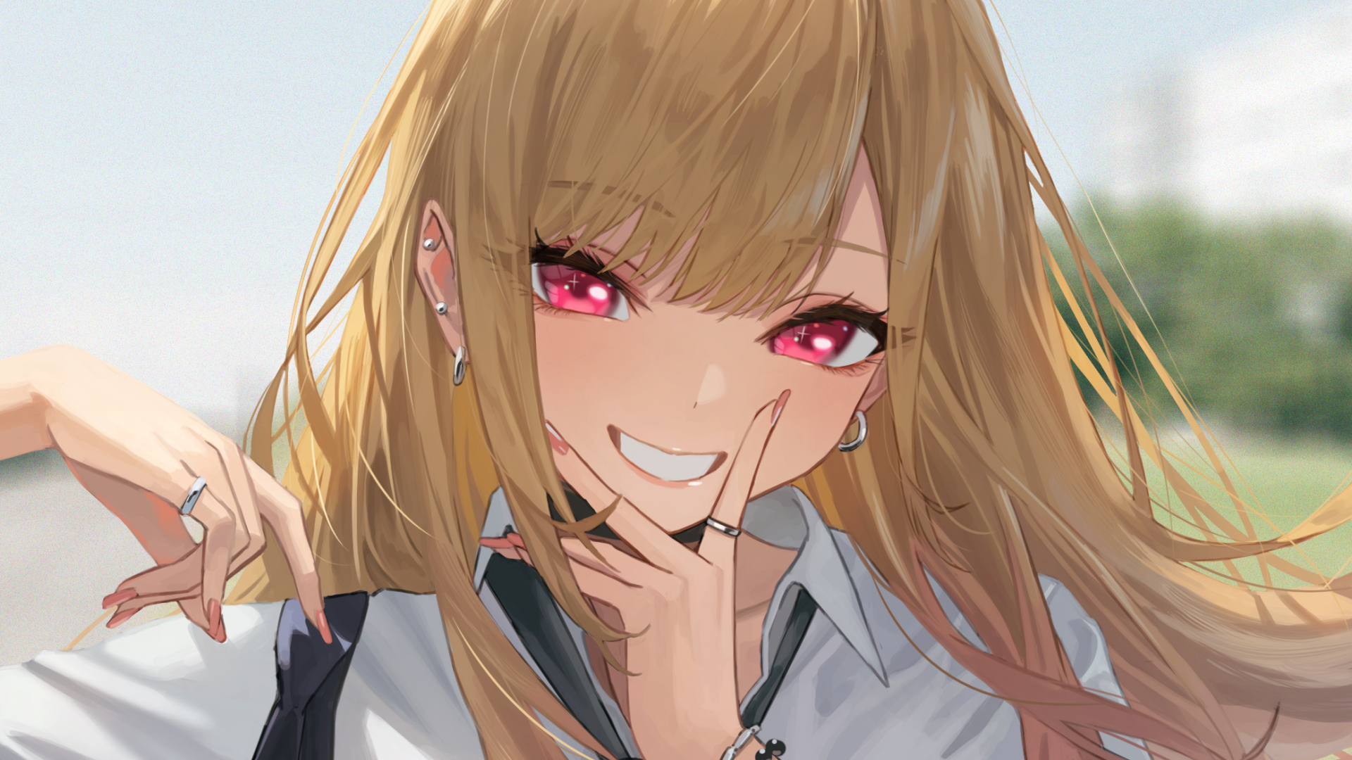 Marin Kitagawa. Desktop wallpaper. 1920x1080