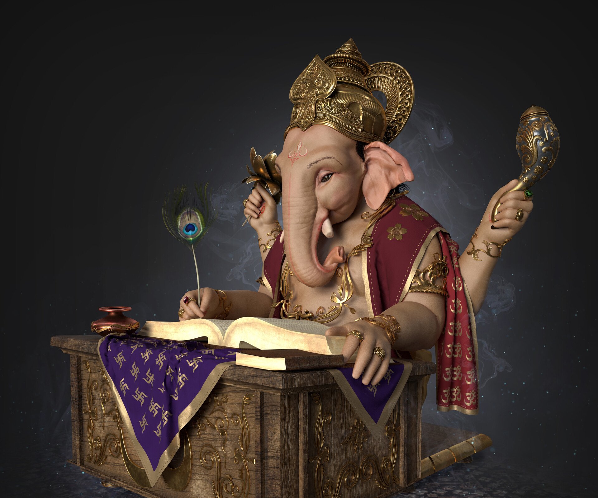 Download Ganesh Religious Hinduism HD Wallpaper