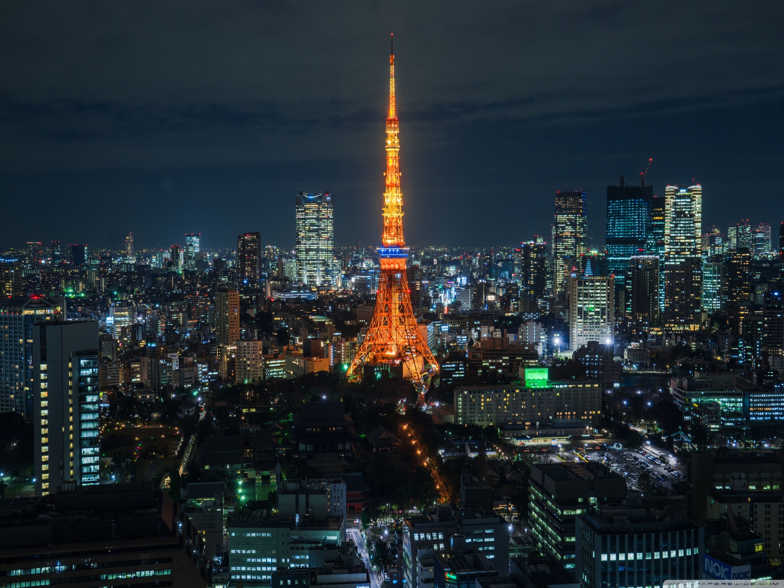 Tokyo Night View 4K UHD Wallpaper for UltraHD Desktop and TV, Smartphone and Tablet Devices