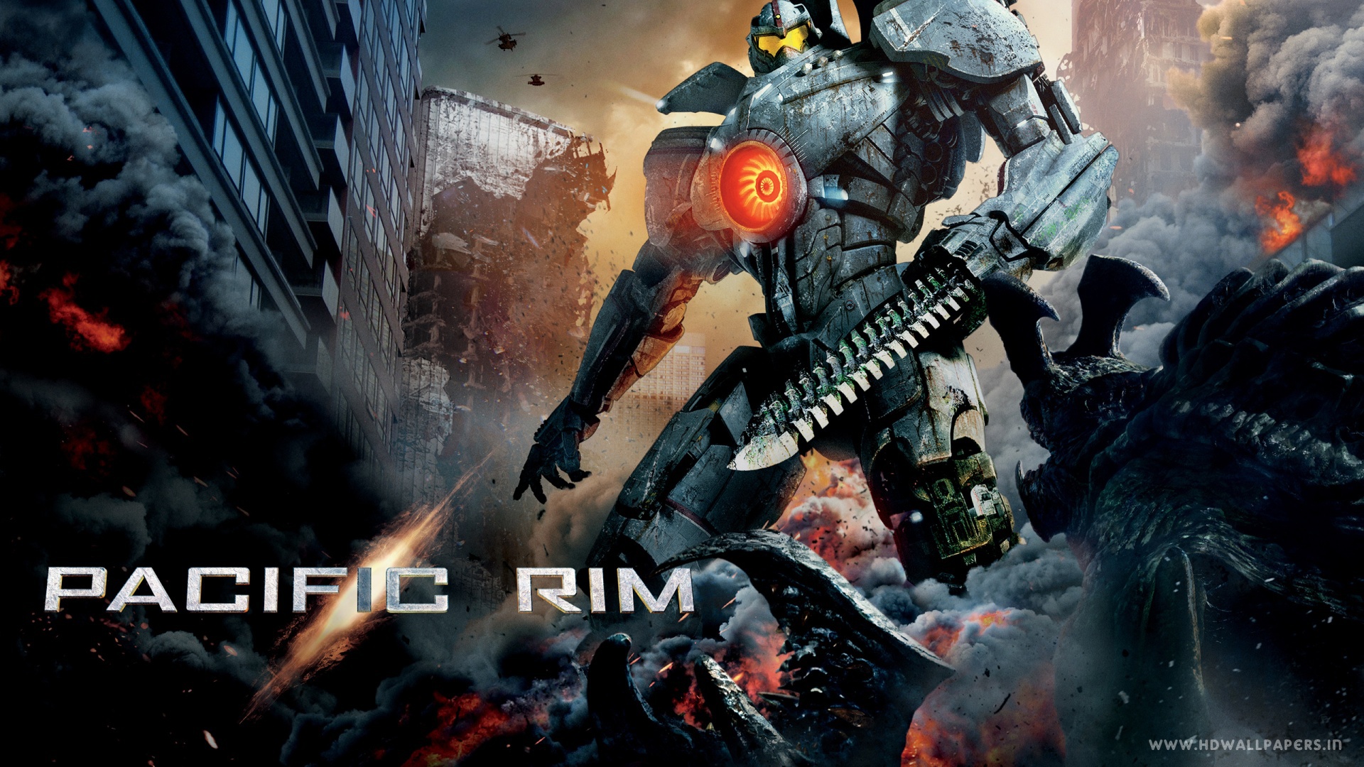 Pacific Rim Huge robot Desktop wallpaper 1366x768