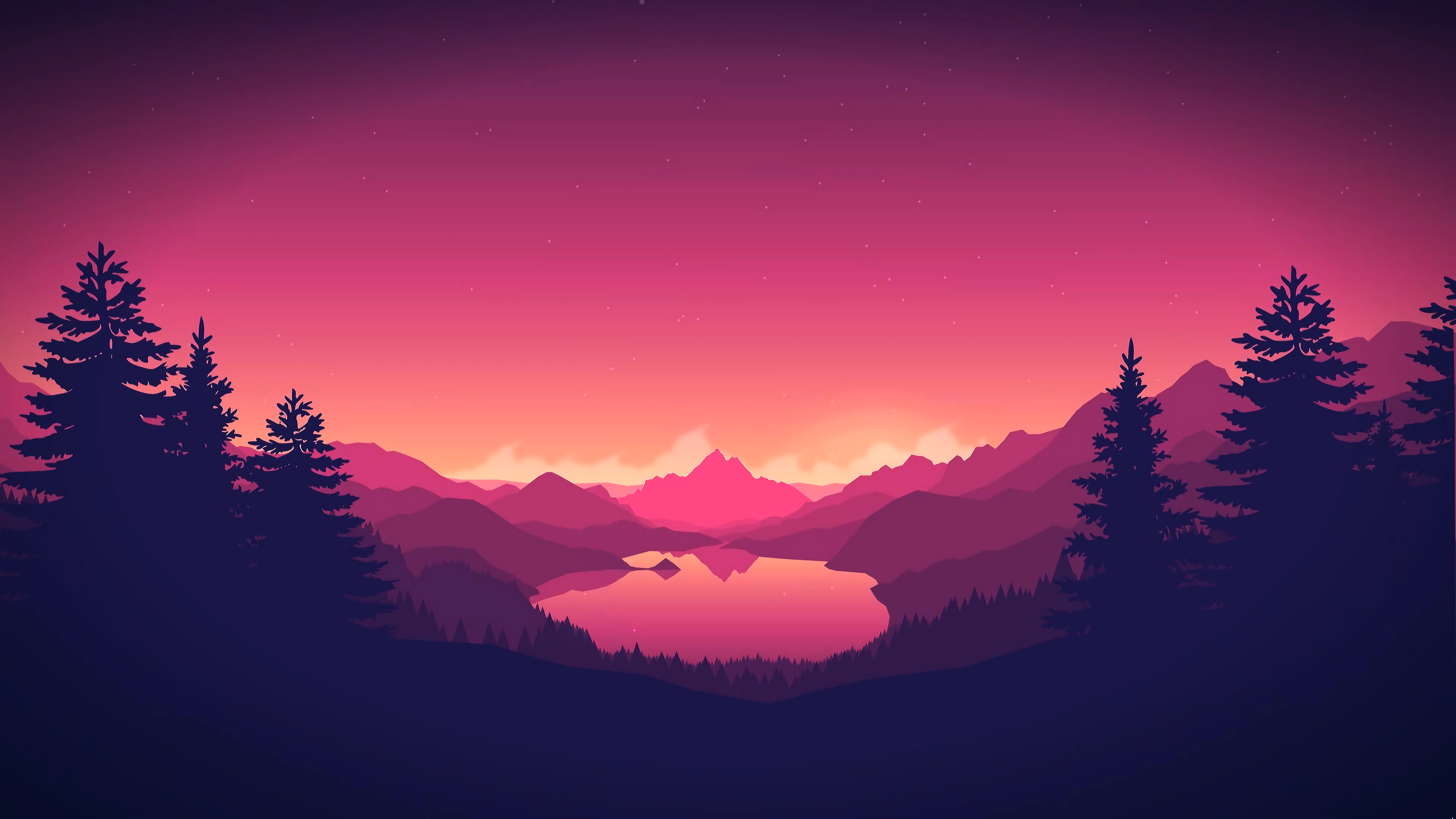 Minimalist Nature Scene [3840x2160]
