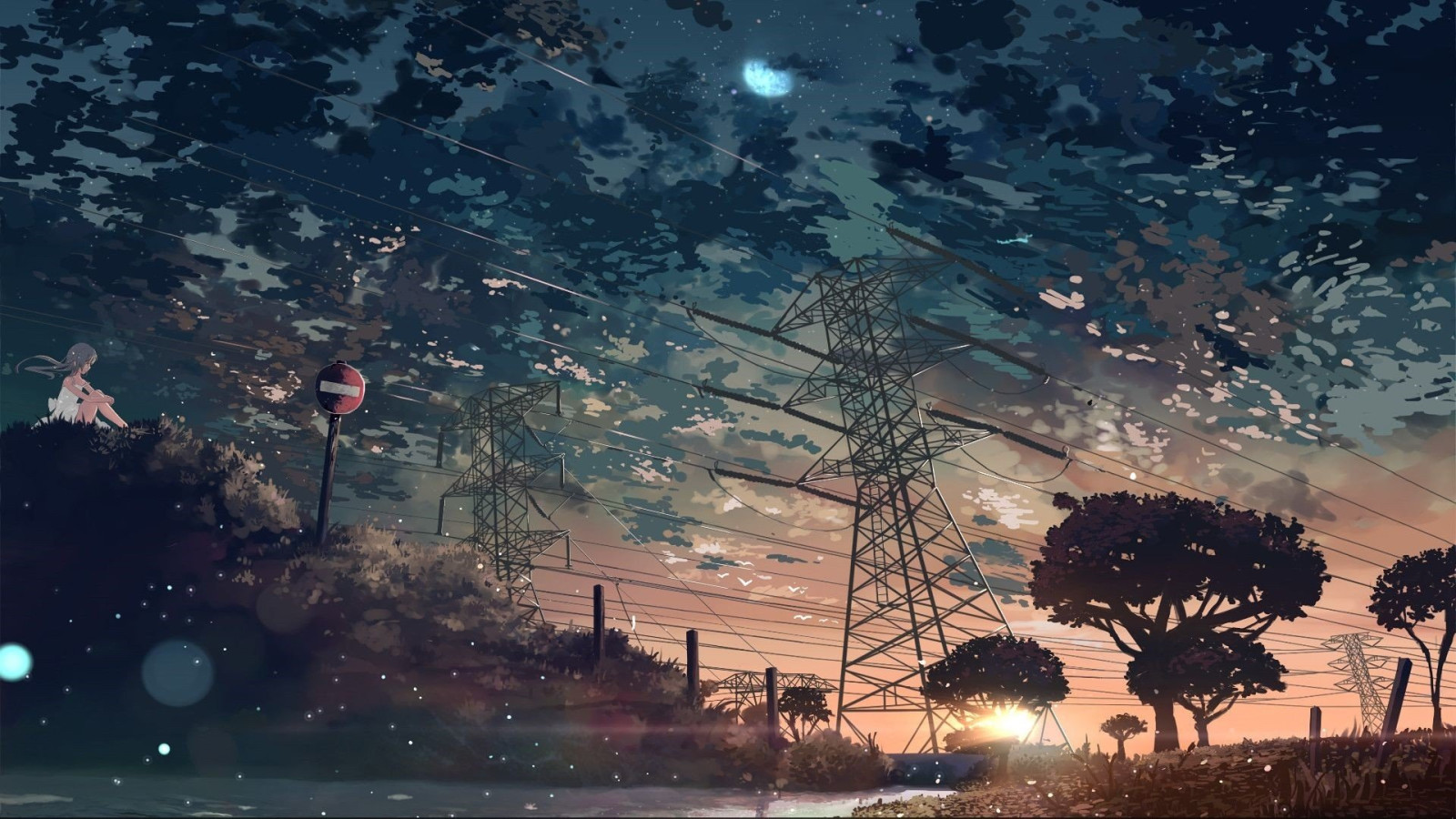 Anime Aesthetic HD Desktop Wallpaper 105012
