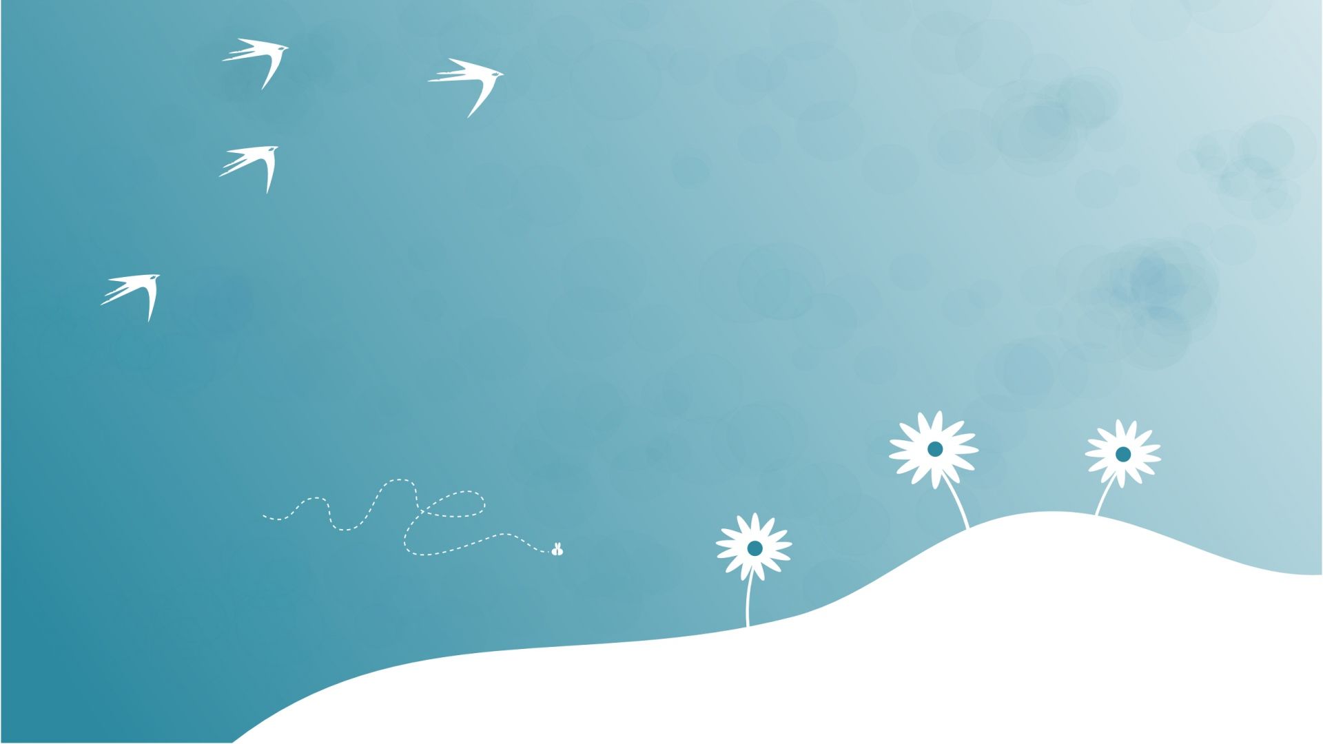 Download Wallpaper 1920x1080 Bird, Nature, Minimalism, Flight