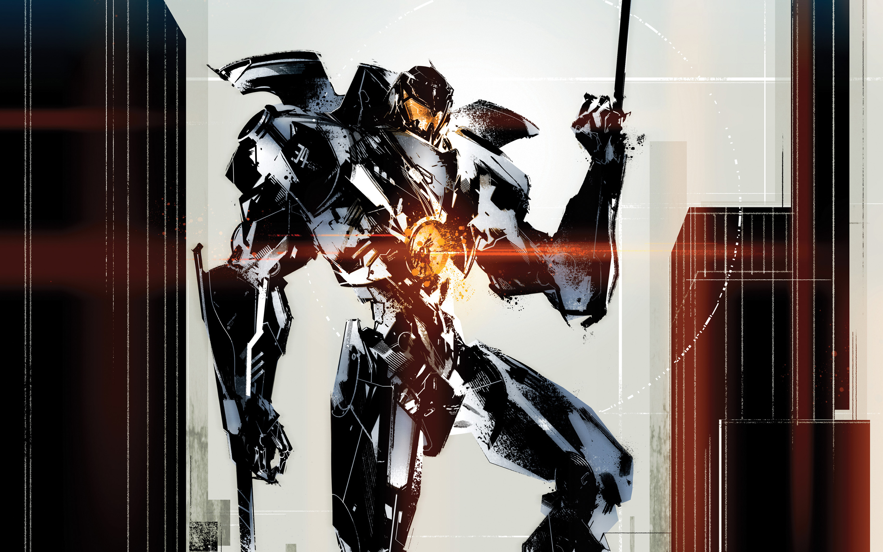 Pacific Rim Gypsy Danger Art, High Definition, High Quality, Widescreen