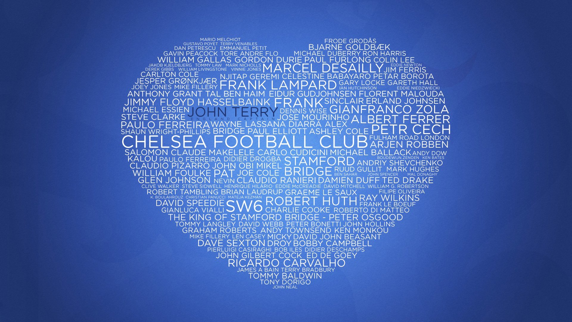 Chelsea FC Legends HD Wallpaper