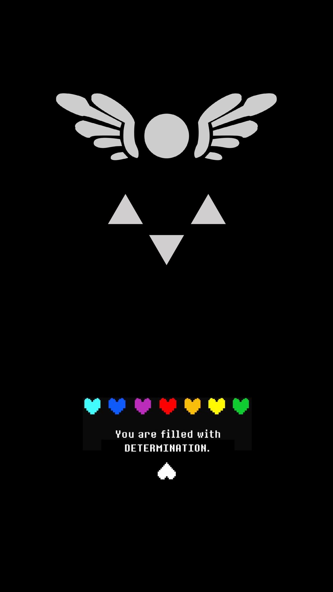 I made an undertale wallpaper because I couldn't find one that I liked