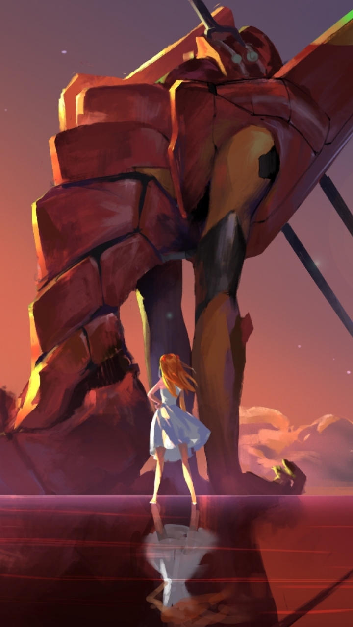 Download Neon Genesis Evangelion Evangelion Unit 02 Asuka Langley Sohryu Anime End Of Evangelion Phone Wallpaper