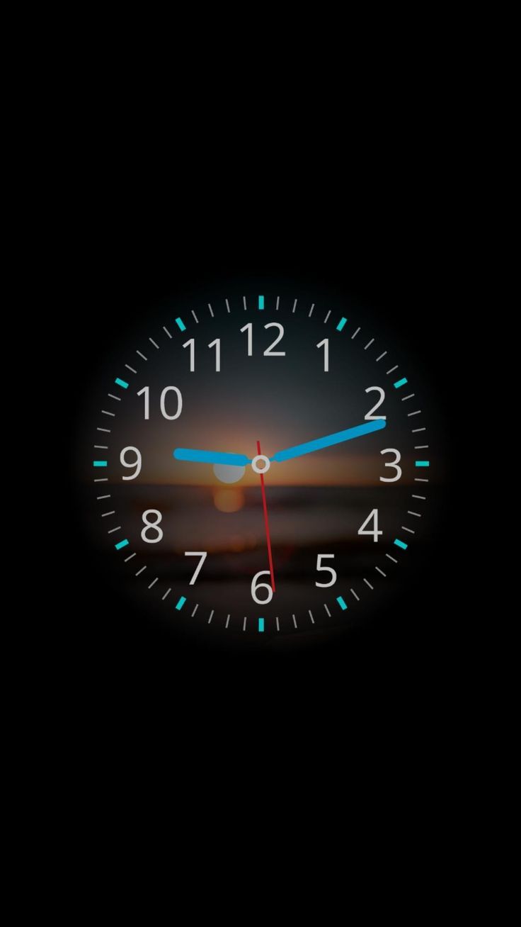 Inspirational Clock Mobile Screensaver. Free Download for iPhone