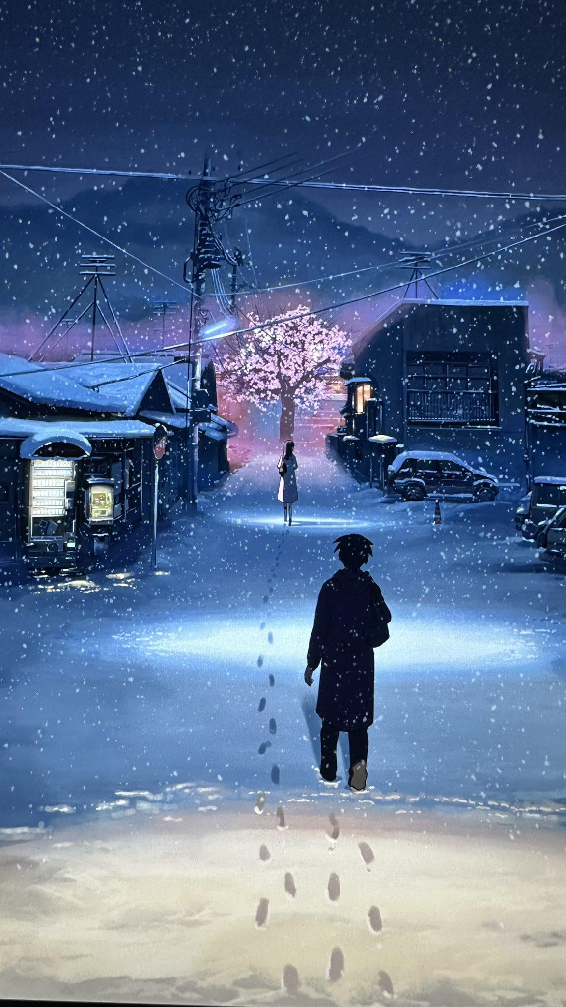Shinkai reveals alternate 5 Centimeters per Second poster on 17th anniversary