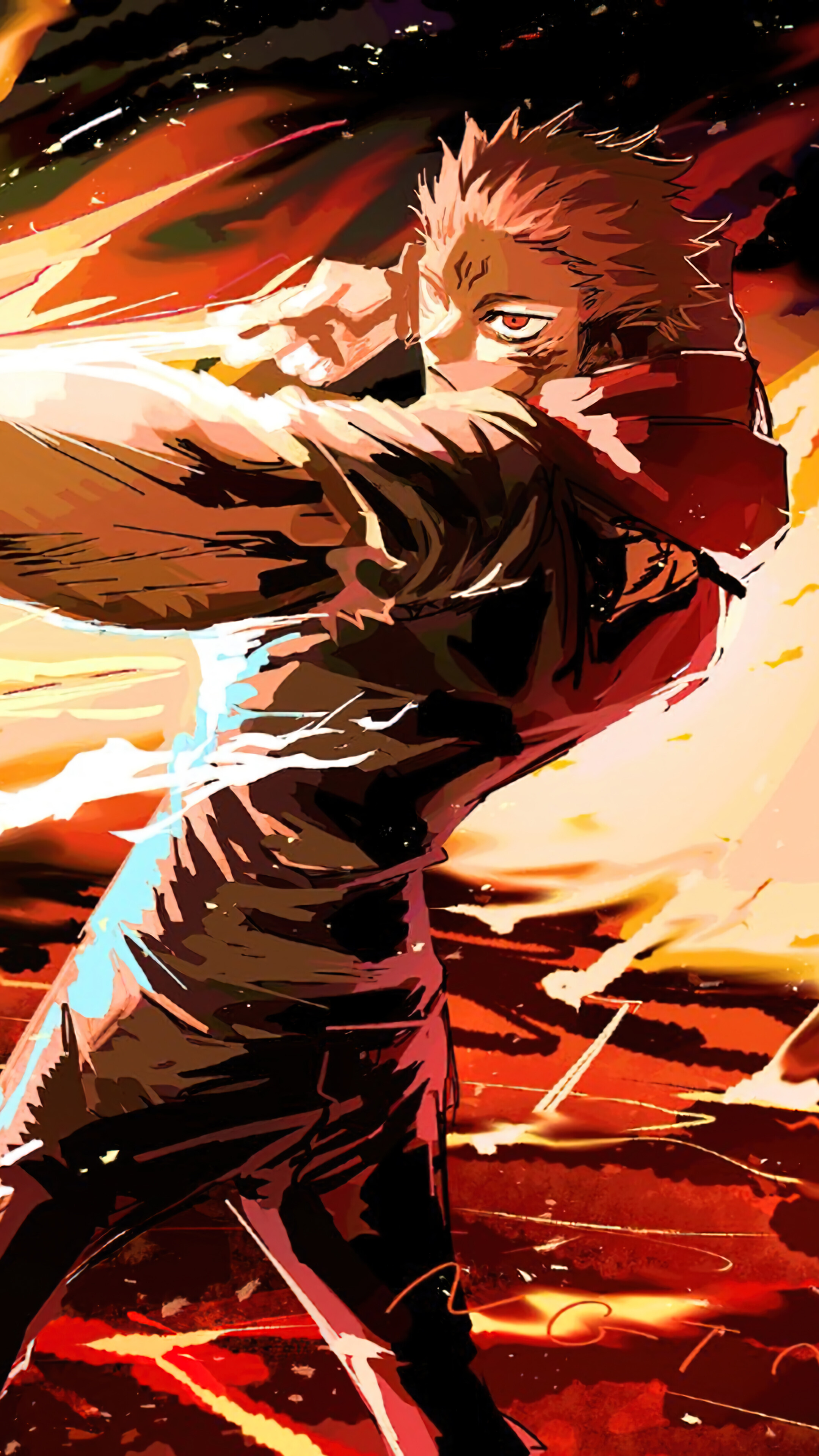 Jujutsu Kaisen Yuji Itadori Wallpaper iPhone Phone 4K e