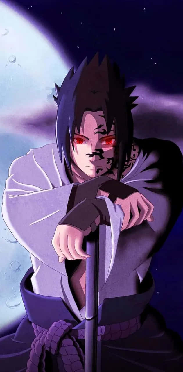 Download Sasuke Uchiha Night Sky Mobile Wallpaper