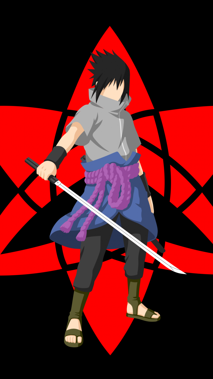 Sasuke Uchiha Wallpaper 4K, Mangekyo Sharingan