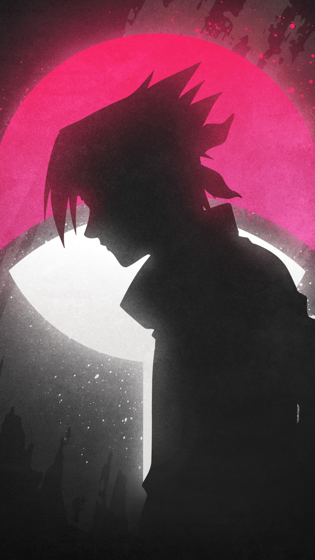 Sasuke Uchiha Wallpaper 4K, Glow in dark, Dark aesthetic