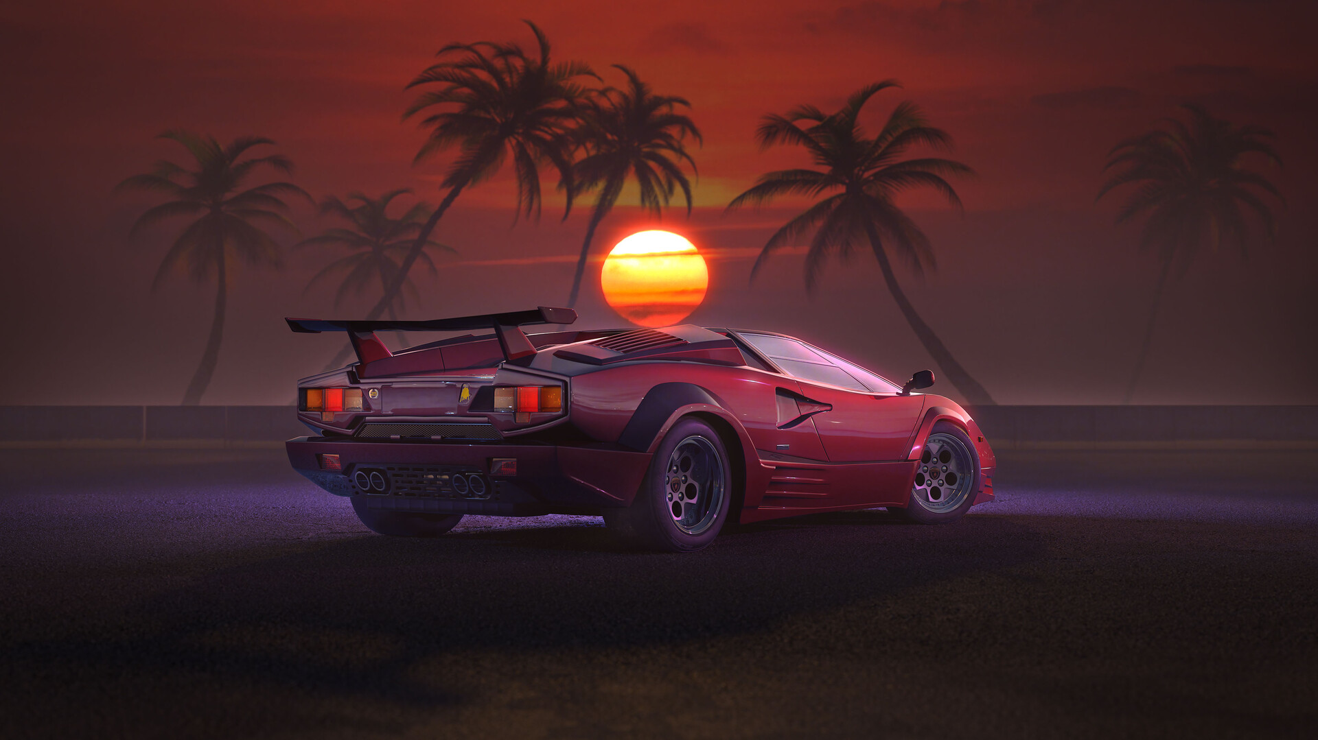Damian Bilinski Countach Retro