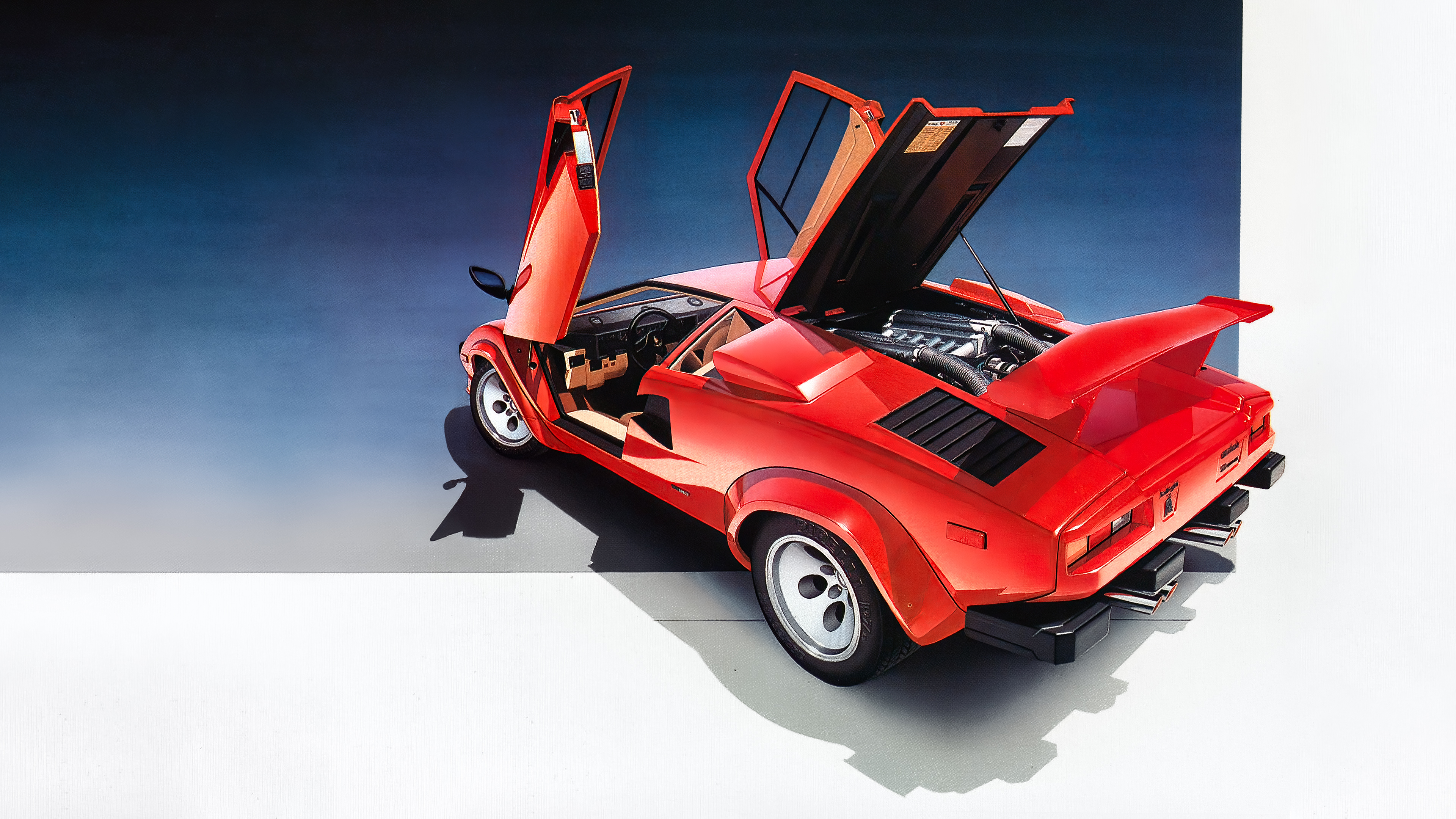 Lamborghini Countach Vintage Car 4k Wallpaper, HD Cars Wallpaper, 4k Wallpaper, Image, Background, Photos and Picture