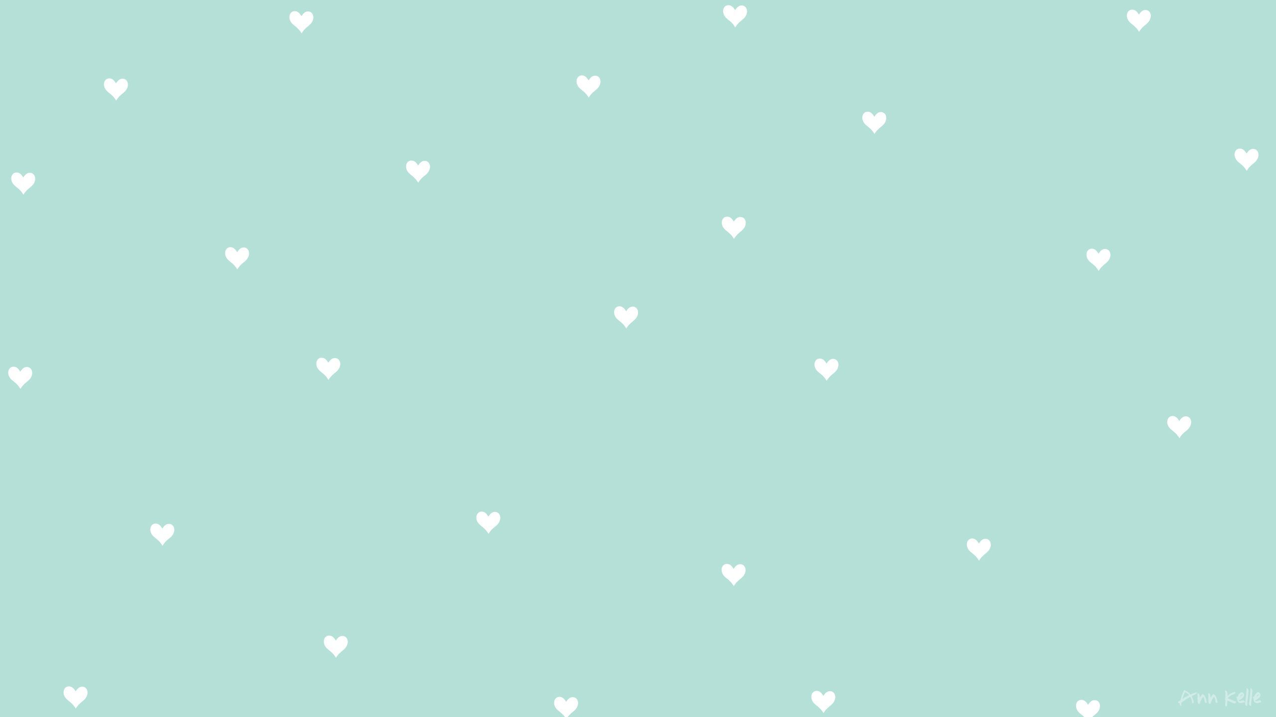 Teal Aesthetic Computer Background HD Free Download