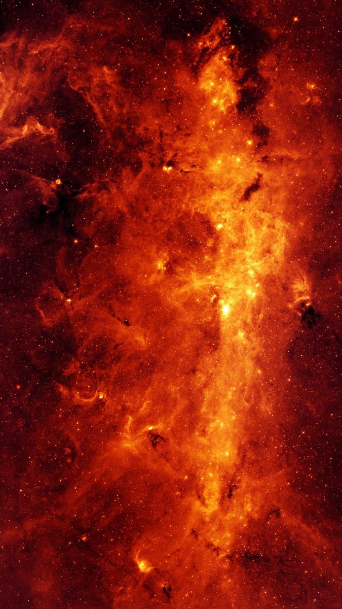 Red Shades of Space Wallpaper