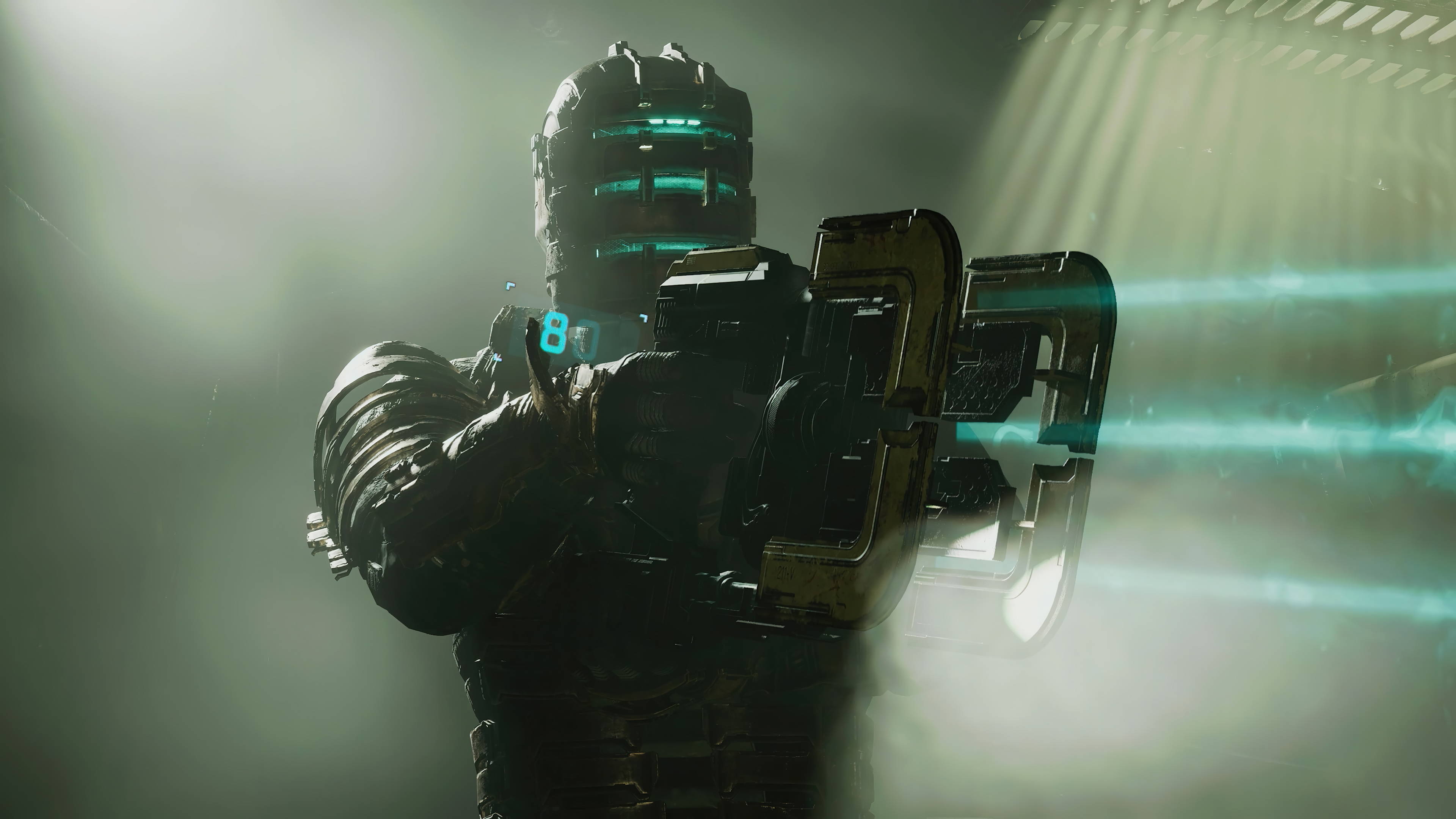 Soldier from the computer game Dead Space Remake Desktop wallpaper 1152x864