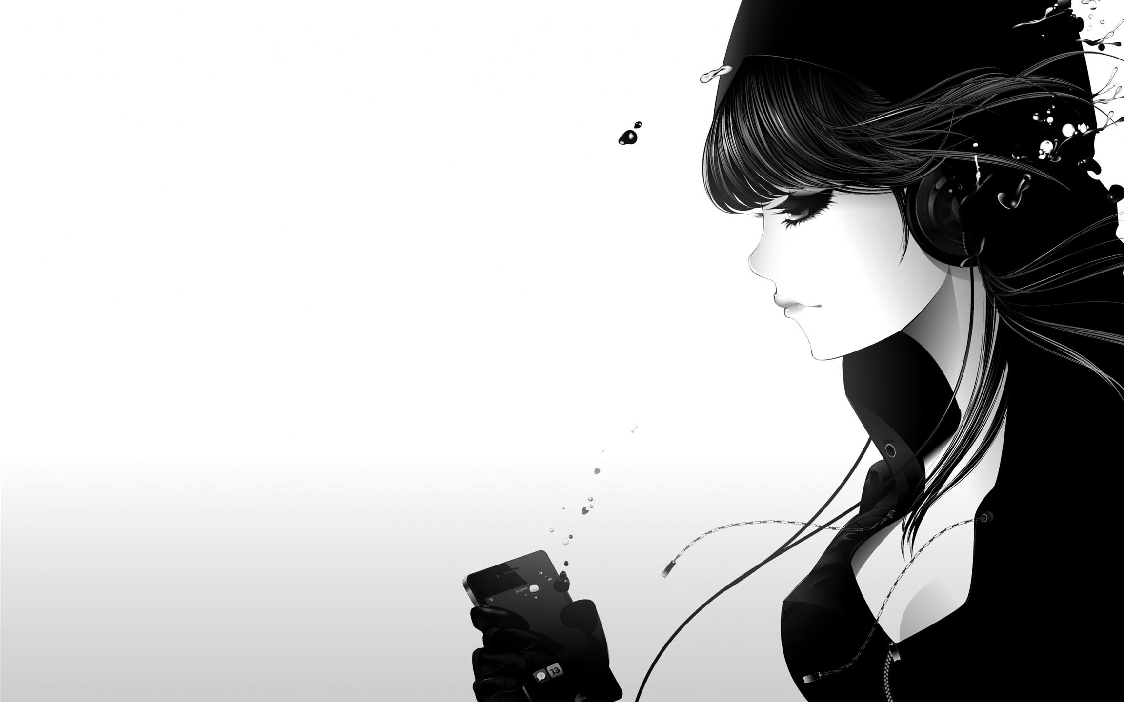 Girl Listening To Music Mac Wallpaper Download