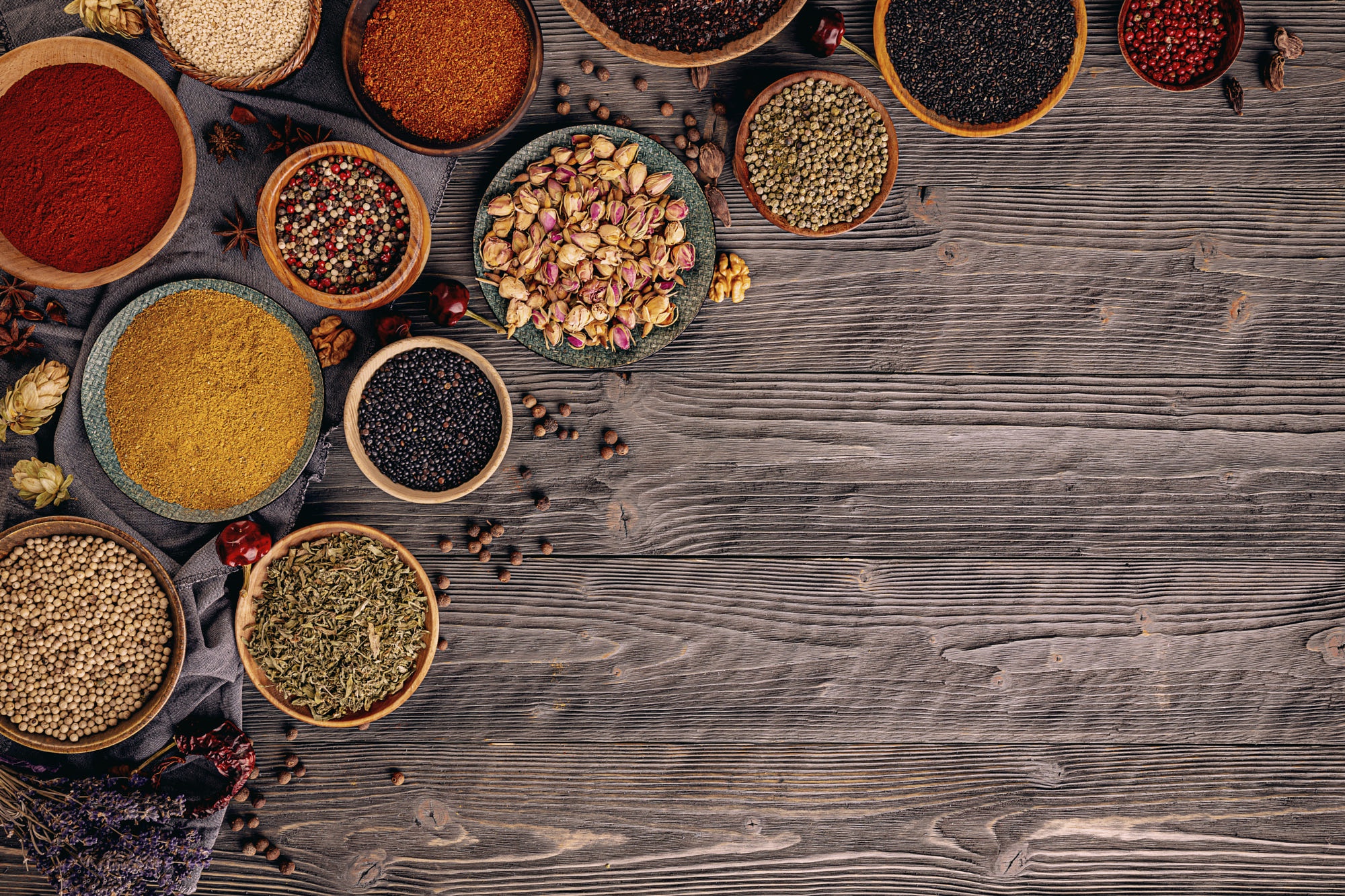 Download Food Herbs And Spices HD Wallpaper