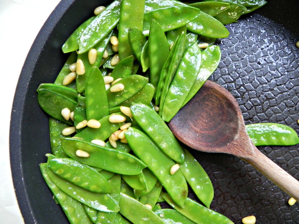 Fancy Sauteed Snow Peas