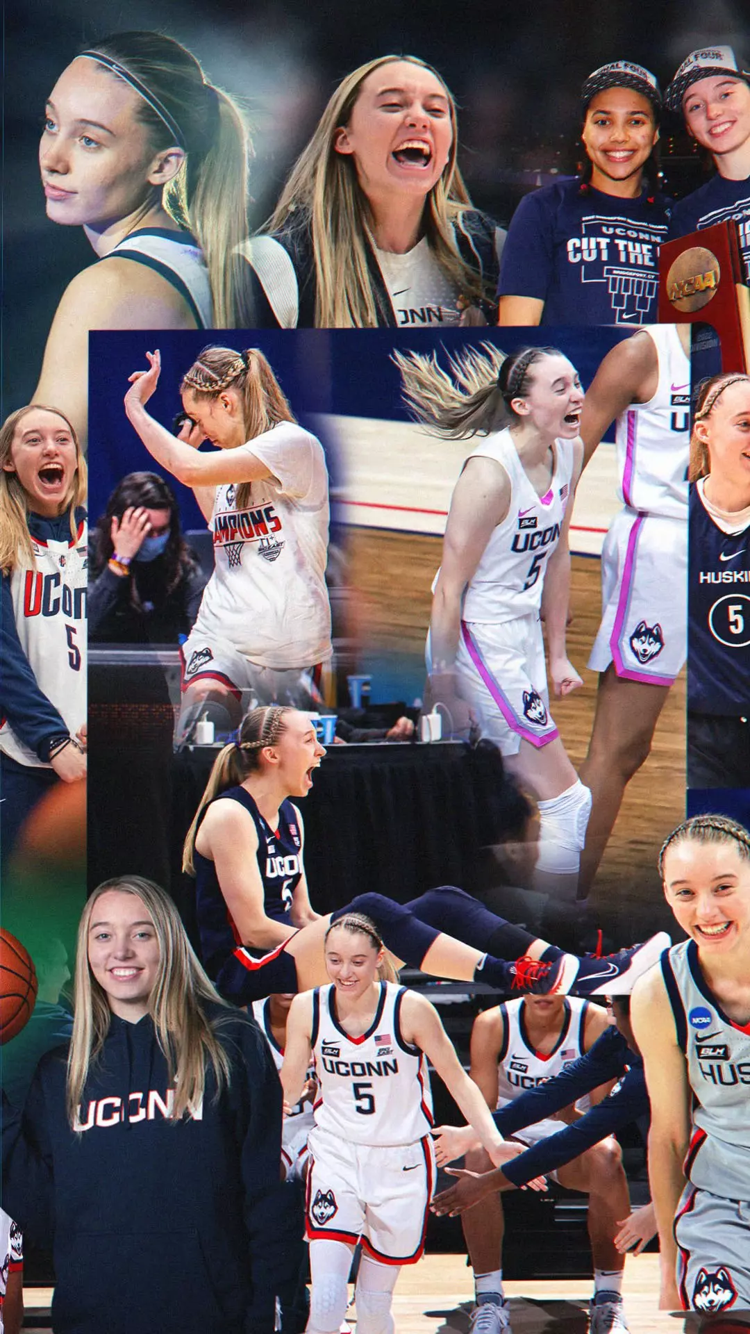 Digital Wallpaper of Connecticut Athletics