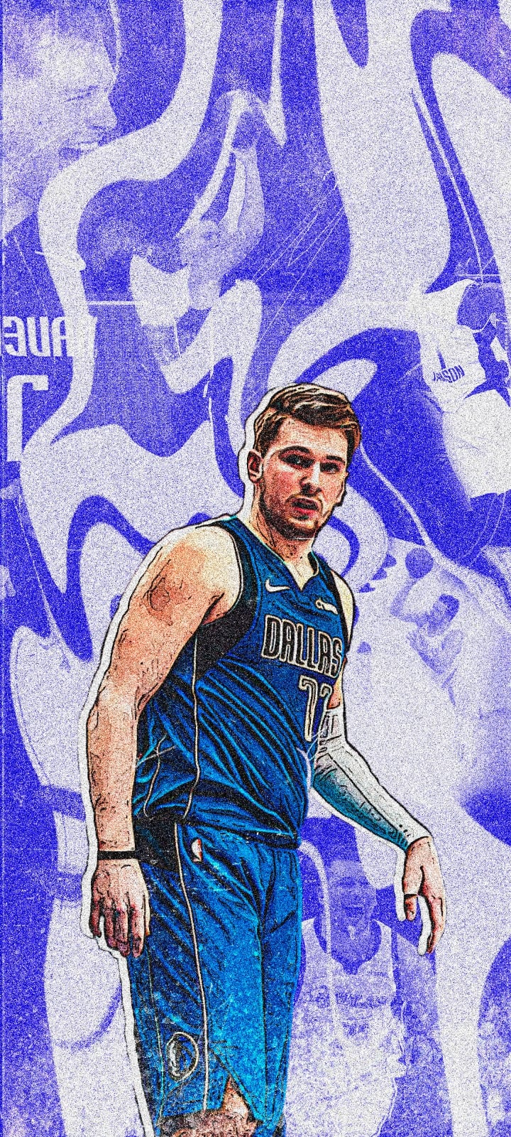 Phone wallpaper I made of my favorite player