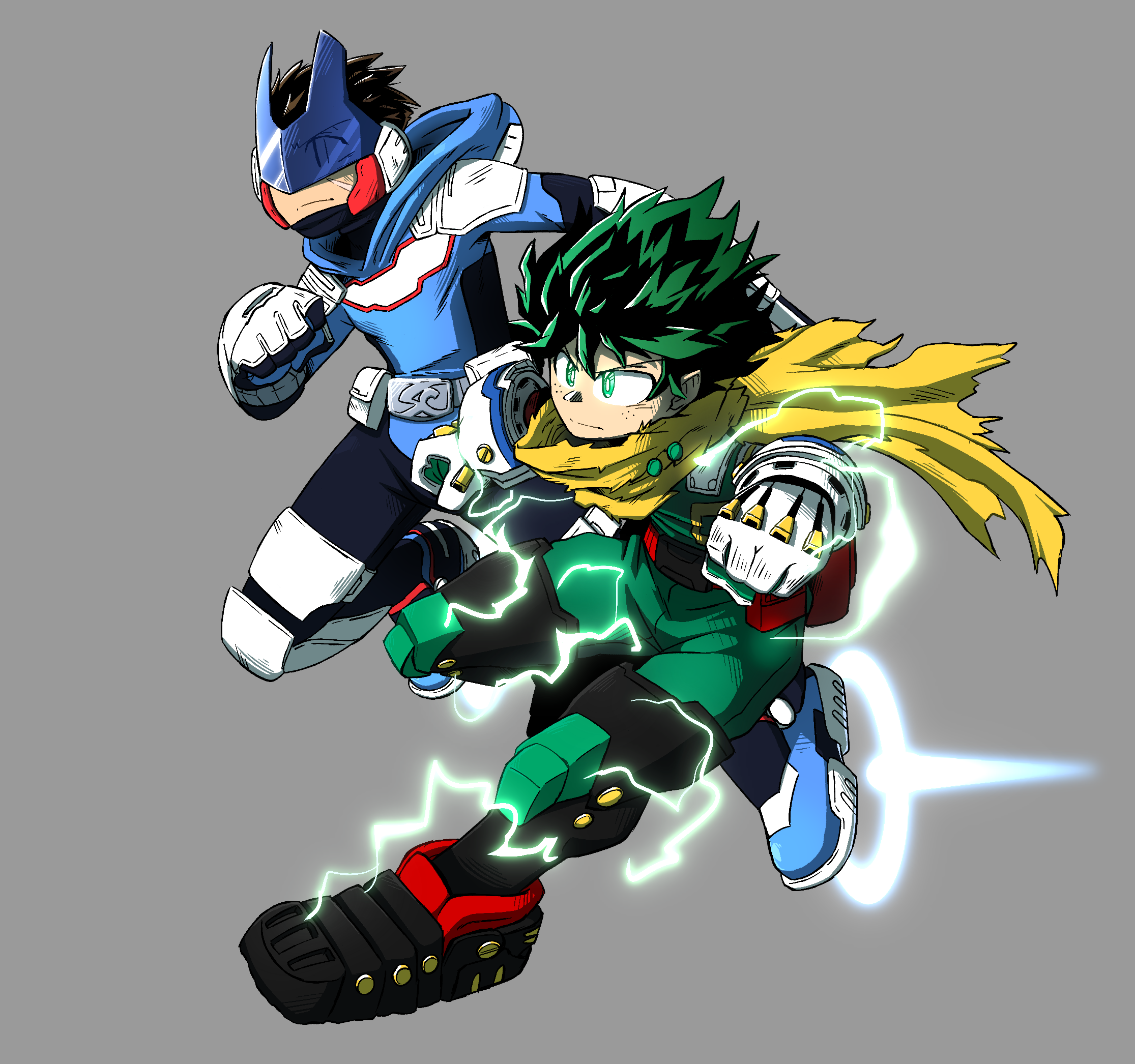 The Skycrawler and Deku by CometXing on Newgrounds