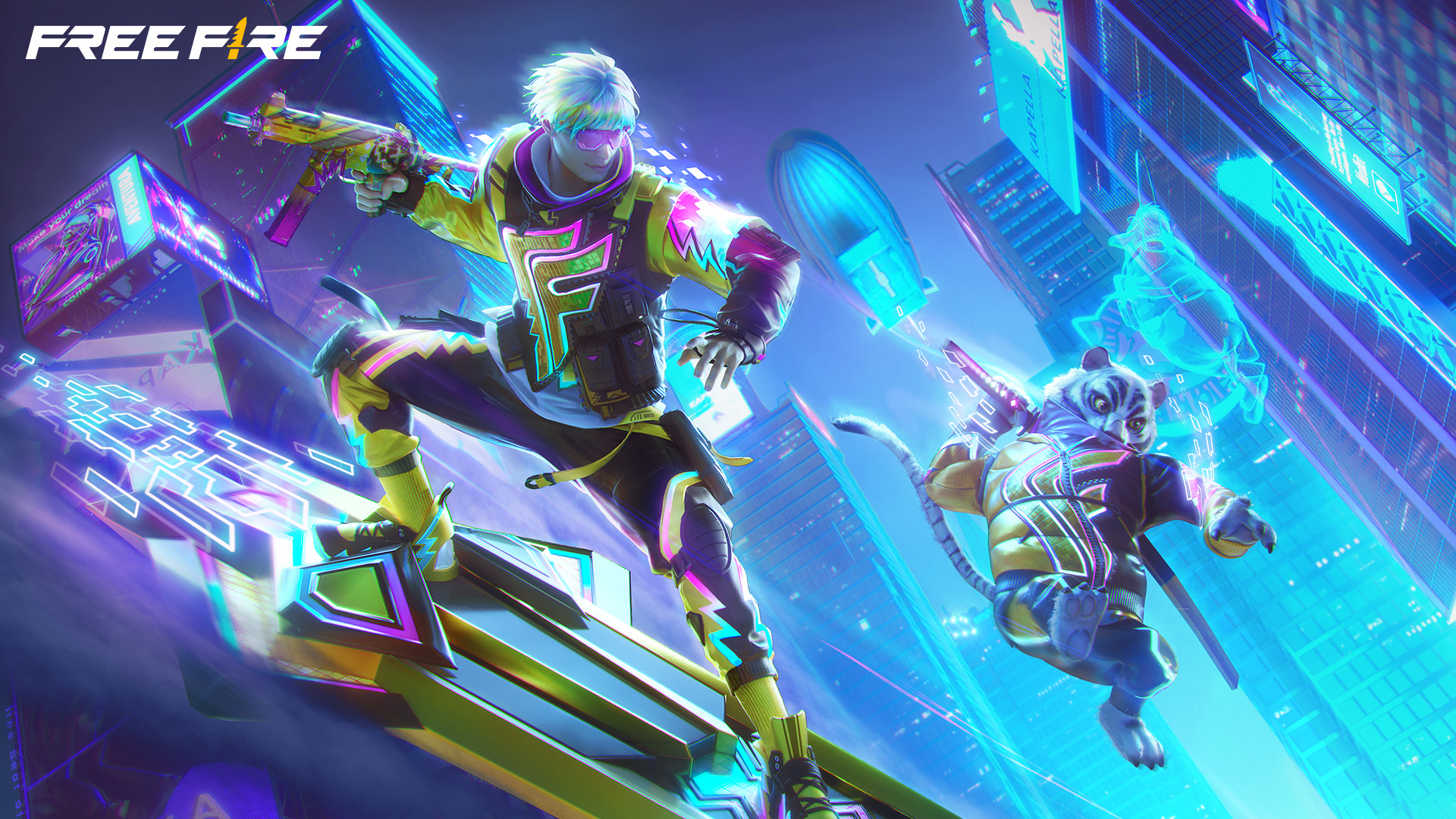 Garena Free Fire HD Wallpaper Battle Scene