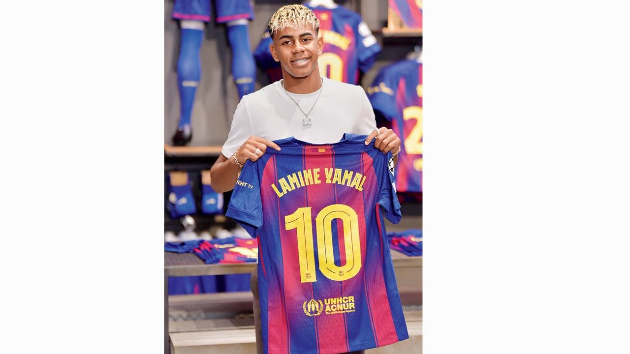 I'll try to build my own path': Lamine Yamal after receiving Barcelona's iconic No. 10 shirt
