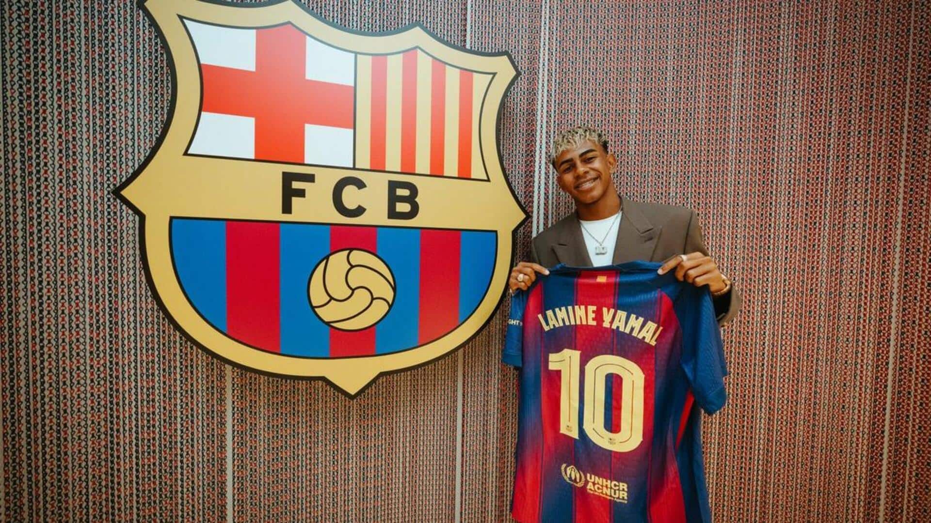 Lamine Yamal to join Barcelona legends with number 10 jersey