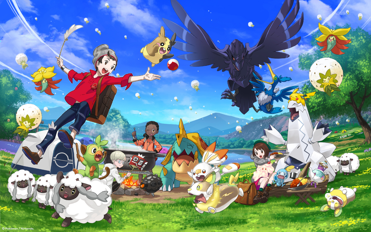 Play Nintendo Pokemon Sword & Shield Wallpaper, Game Freak, Free Download, Borrow, and Streaming, Internet Archive