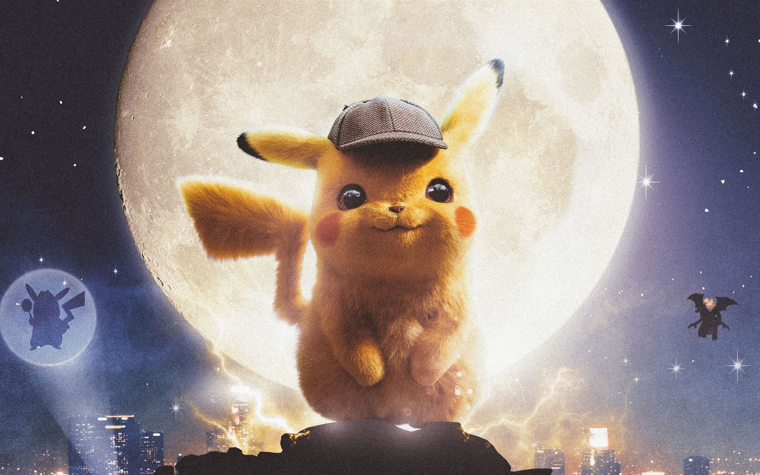 pokemon detective pikachu poster 5k MacBook Air Wallpaper Download