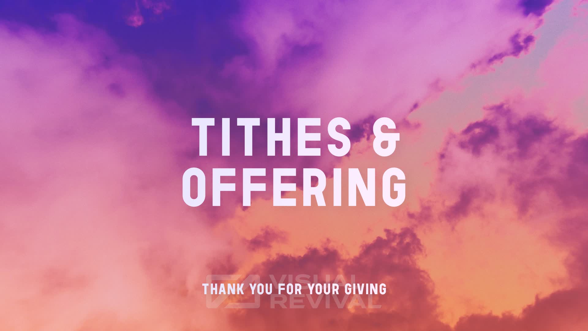 Clouds Vol2 Title Slides & Offering