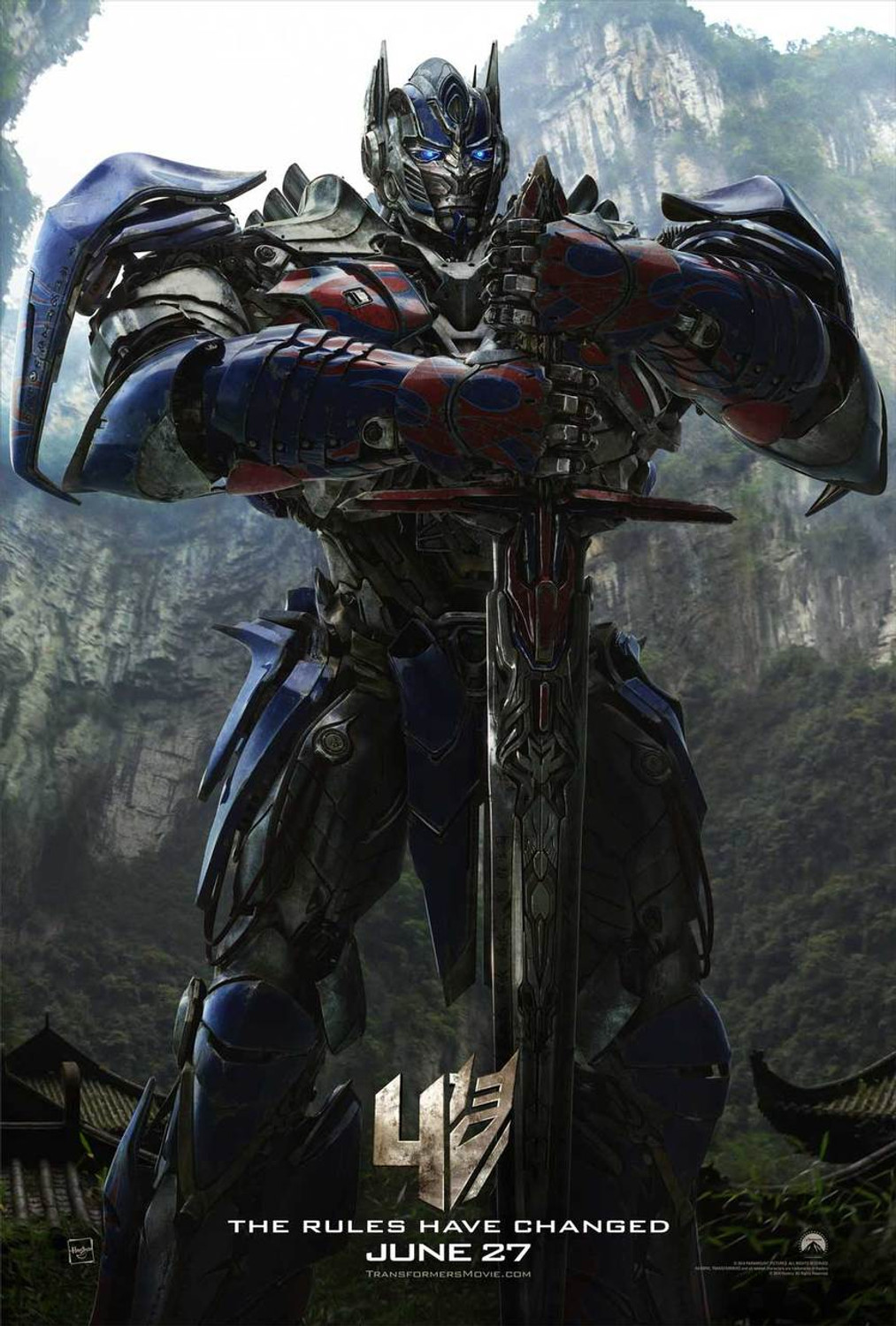 Transformers Age Of Extinction (Optimus Prime) Original Movie Poster original film and movie posters at Starstills.com