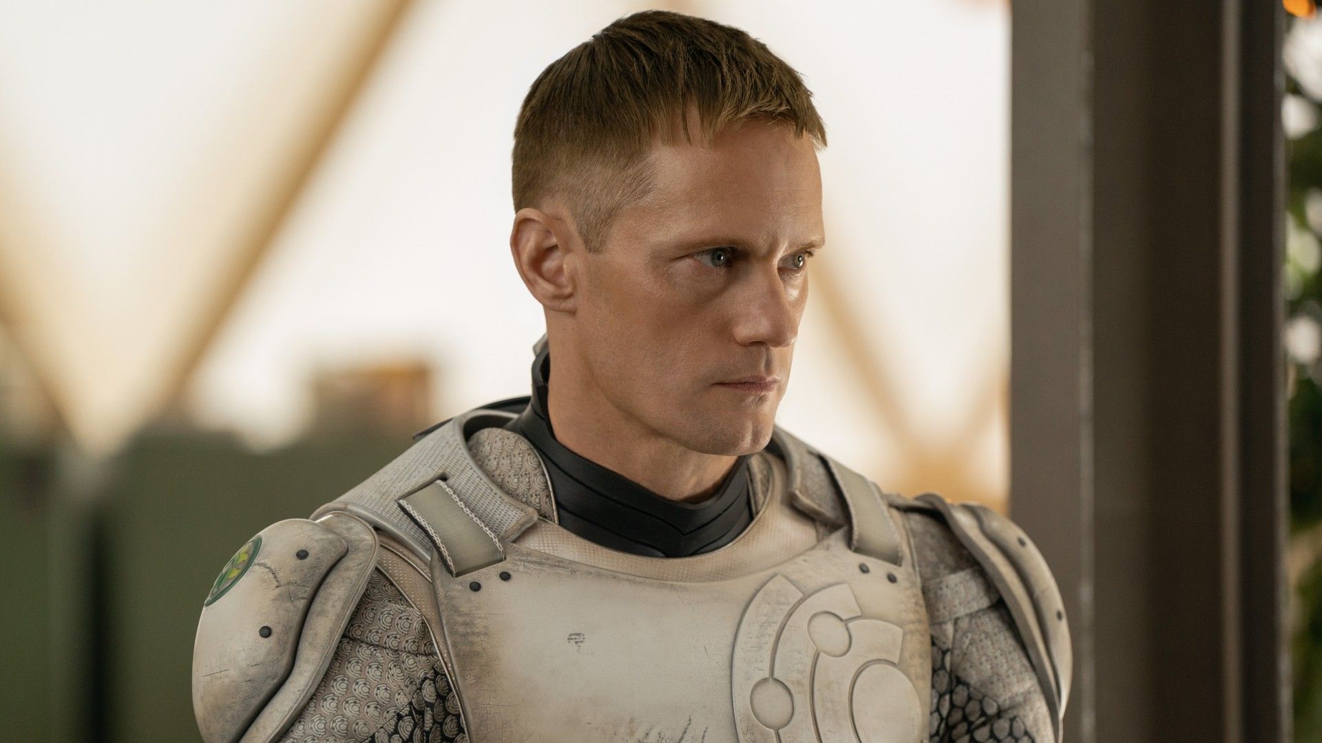 Alexander Skarsgård's Apple TV+ Sci Fi Series Revealed In First Look Image Of His Murderous Robot Character