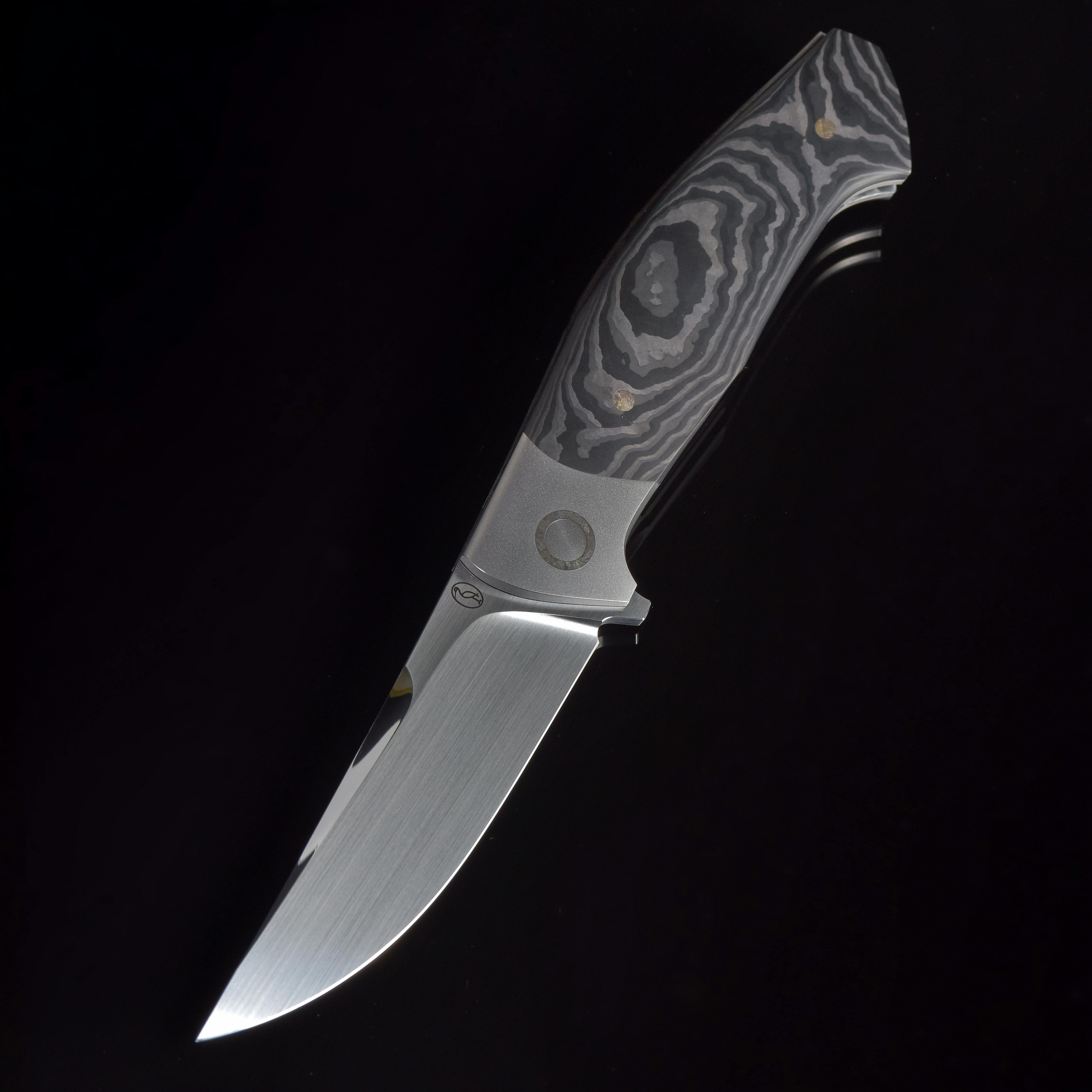 Sharp Knife on Black Background · Free