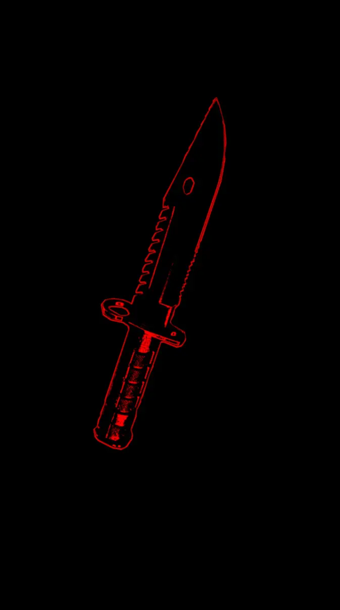 Neon Knife wallpaper