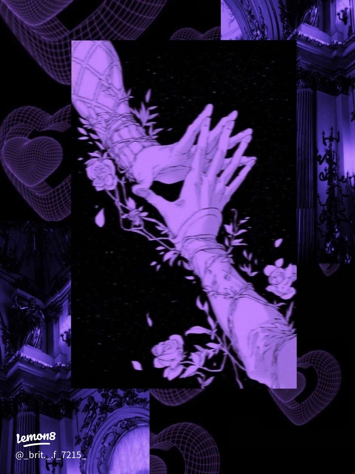 Stunning Black & Purple Aesthetic Wallpaper to Inspire You