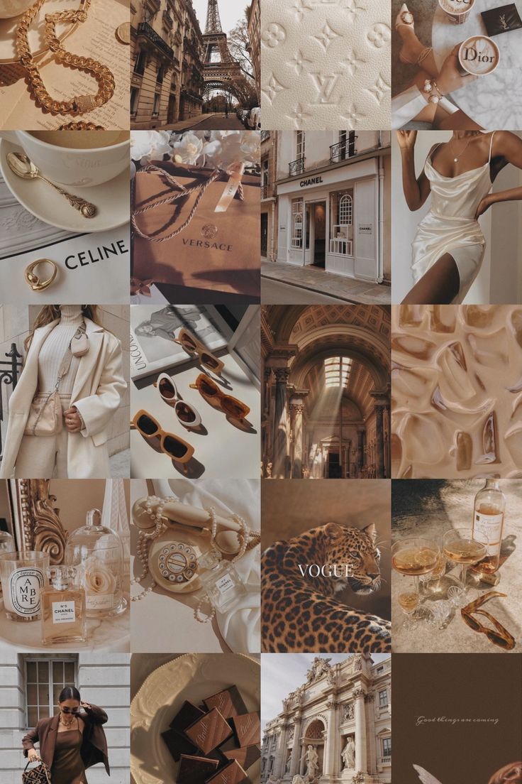 Brown Collage Kit Brown Beige Tan Aesthetic Wall Collage Kit. Etsy. Aesthetic Wallpaper, IPhone Wallpaper Tumblr Aesthetic, Black Aesthetic Wallpaper
