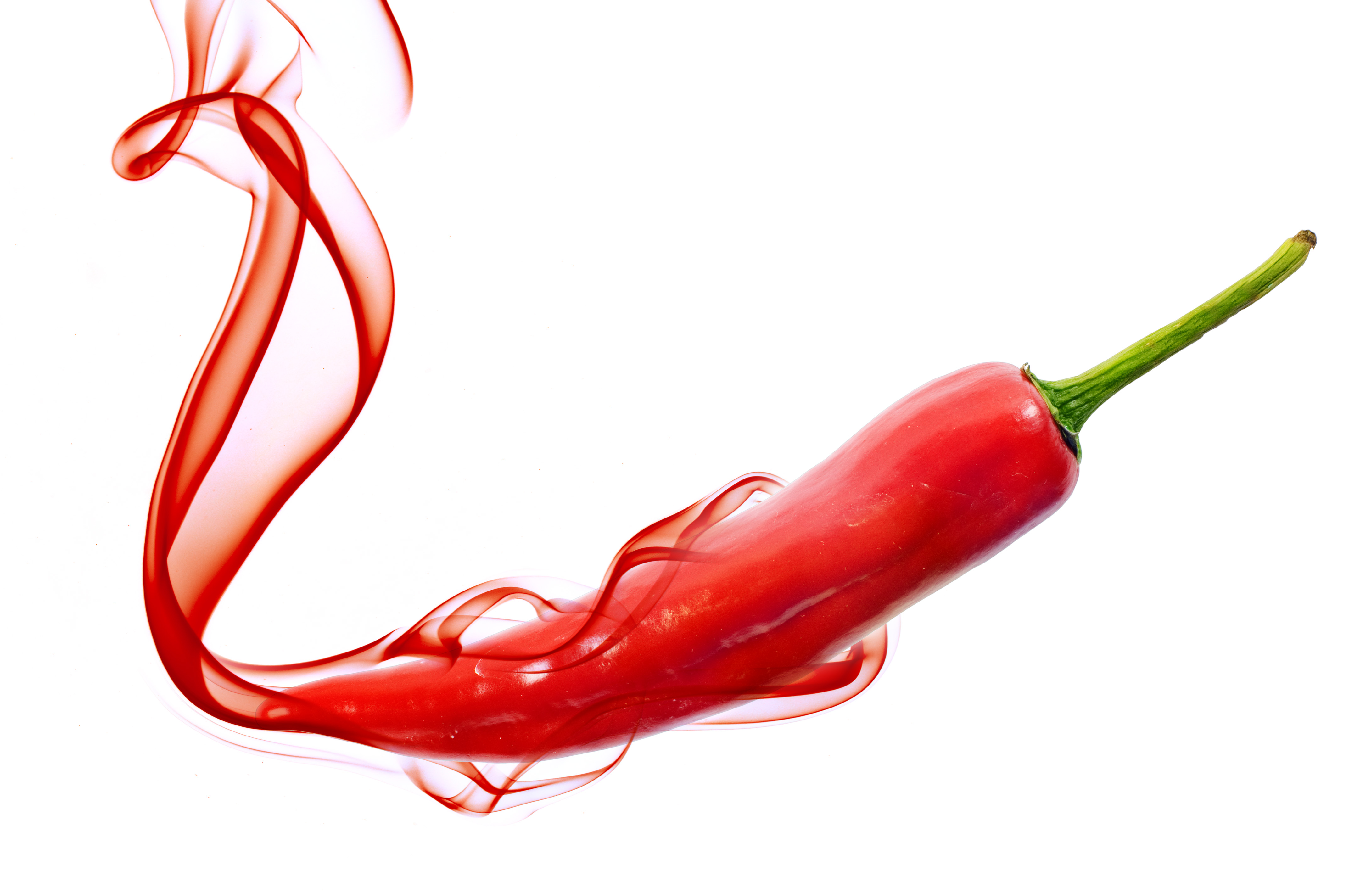 Red Hot Chili Pepper With Smoke Wallpaper HD / Desktop and Mobile Background