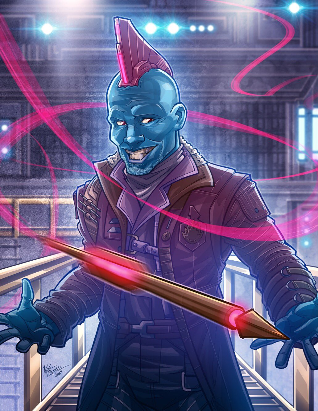 Kyle Petchock Art To An Old Yondu Fanart Piece I Did Last Year. Sometime I'll Re Draw Him And See How Much My Style Has Evolved ☺️ #throwback #yondu #GuardiansOfTheGalaxy #