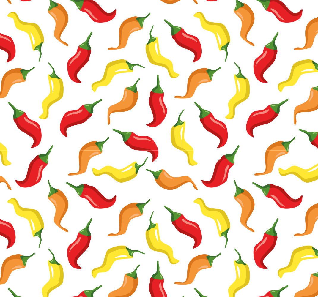 Chili Pepper Pattern nature wallpaper