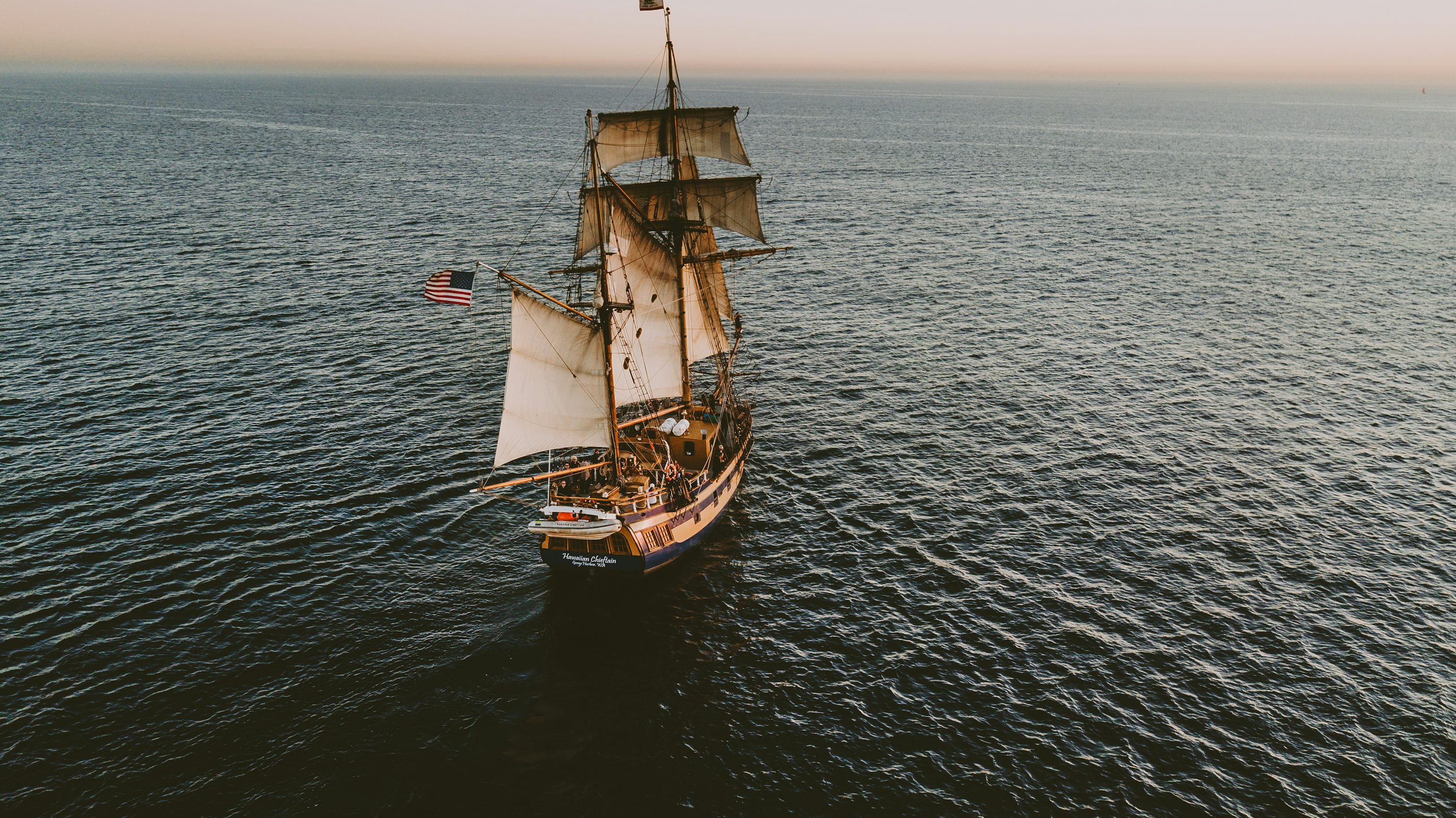 Ship On Sea Picture. Download Free Image