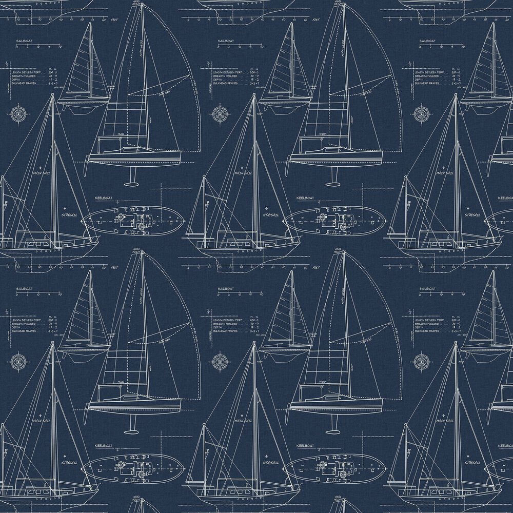 Sail Away by Etten Blue, Wallpaper Direct