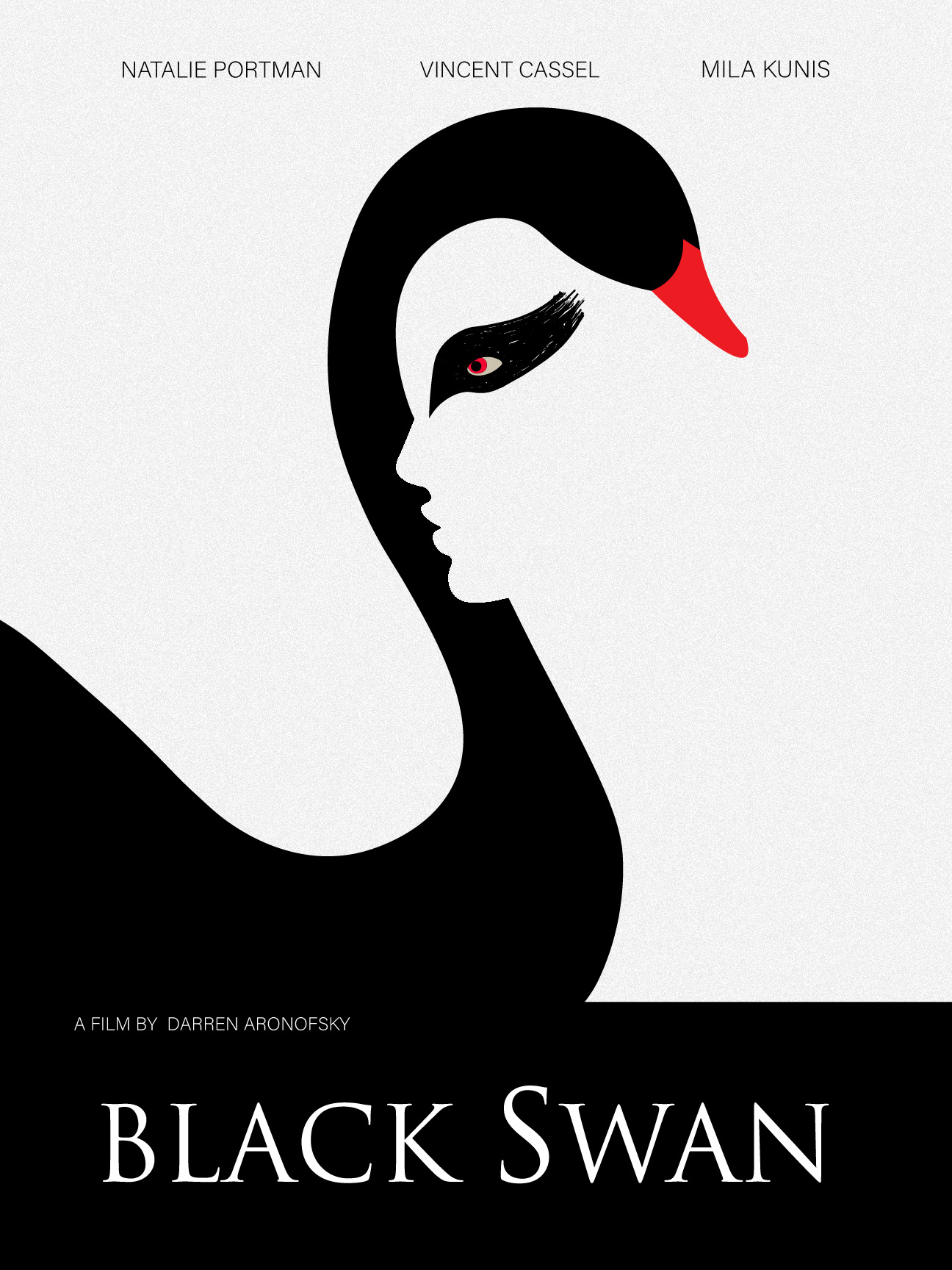 Black Swan. Poster By Harrisberg